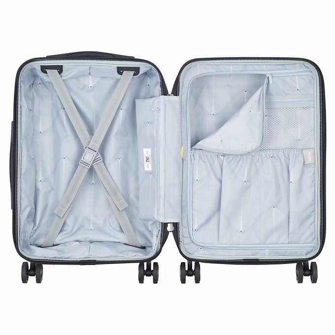 Delsey Paris 2 Piece Hardside Trunk Set 22/27 inch - Silver - 1