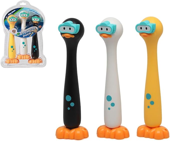 BigBuy Fun Ducks Diving Toy – 3-Pack | Colorful Bath Time Fun for Kids