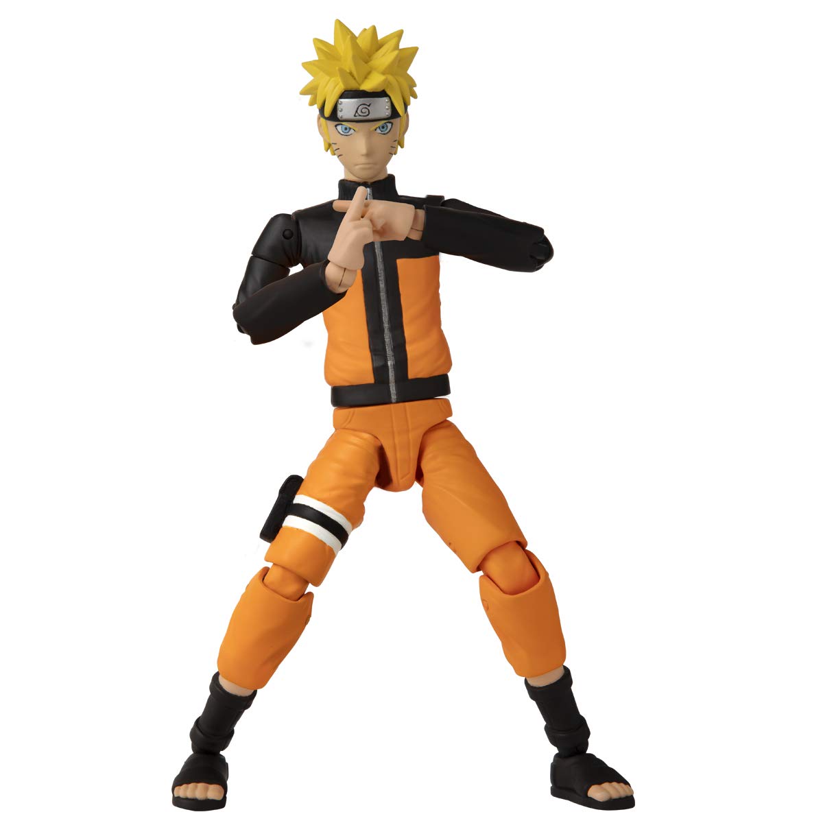 BANDAI Anime Heroes Naruto Action Figure Naruto Uzumaki | 17cm Naruto Figure Naruto Uzumaki Figure With Extra Hands And Accessories | Naruto Shippuden Anime Figure Action Figures For Boys And Girls