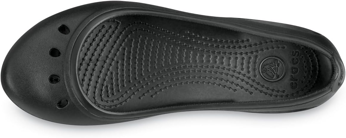 المقاس: 37-38 - حذاء باليه مسطح كادي للنساء من كروكس