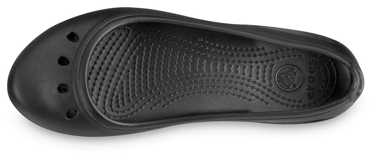 المقاس: 37-38 - حذاء باليه مسطح كادي للنساء من كروكس