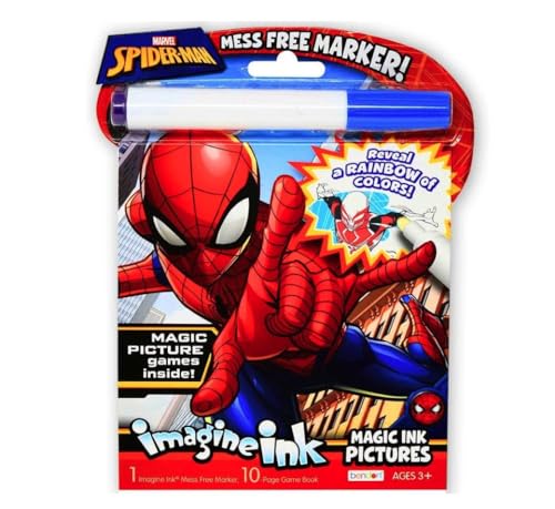 M Spider-Man Imagine Ink Magic Ink Pictures (قيمة)