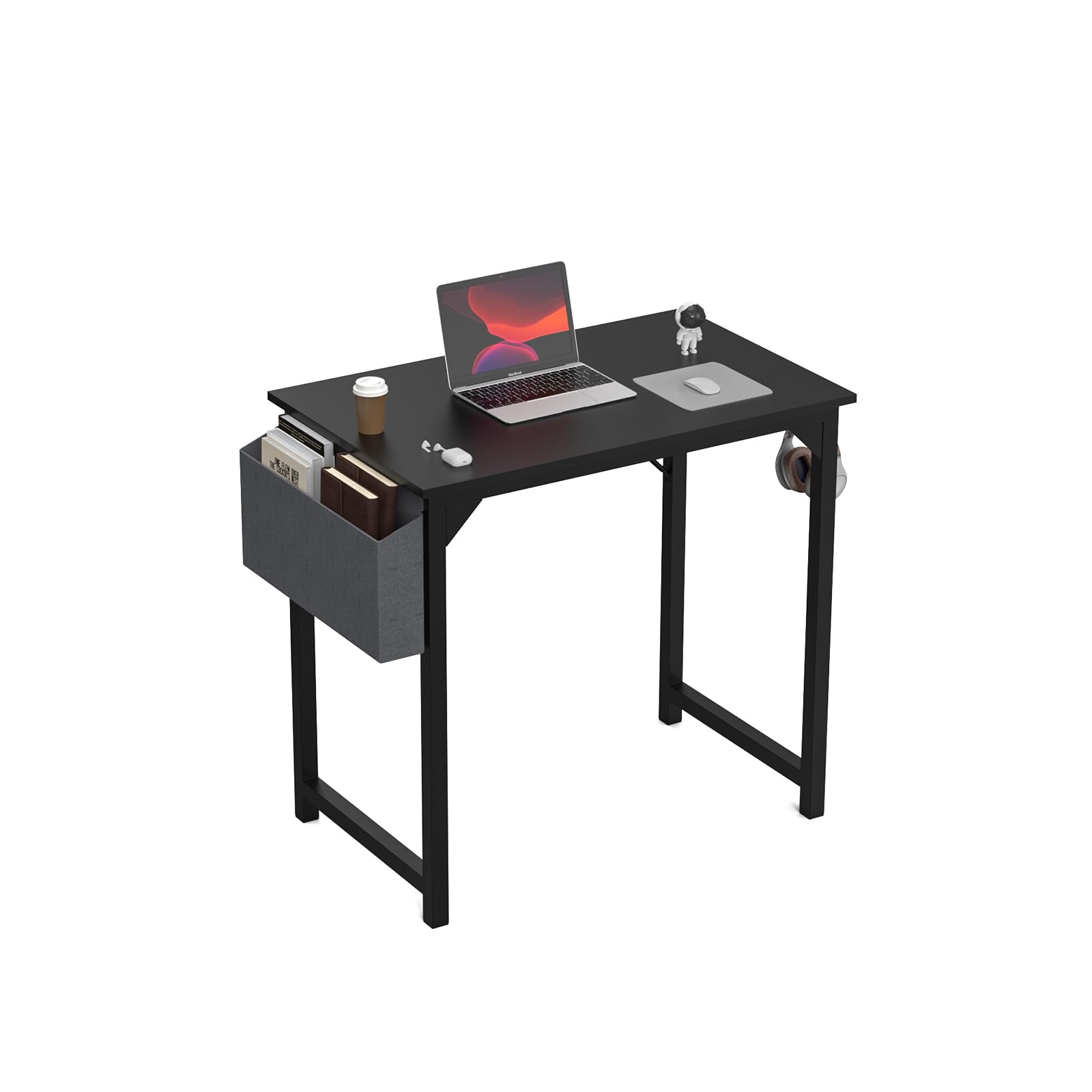 DUMOS Office Small Computer Desk Modern Simple Style/ Black