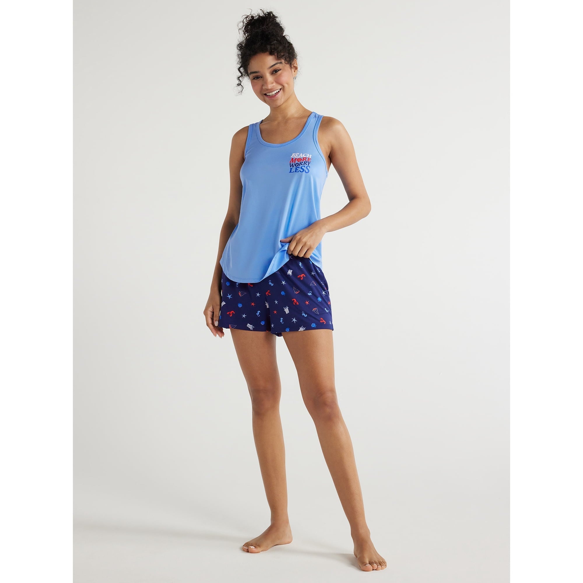 Size M - Joyspun Women S Print Tank Top