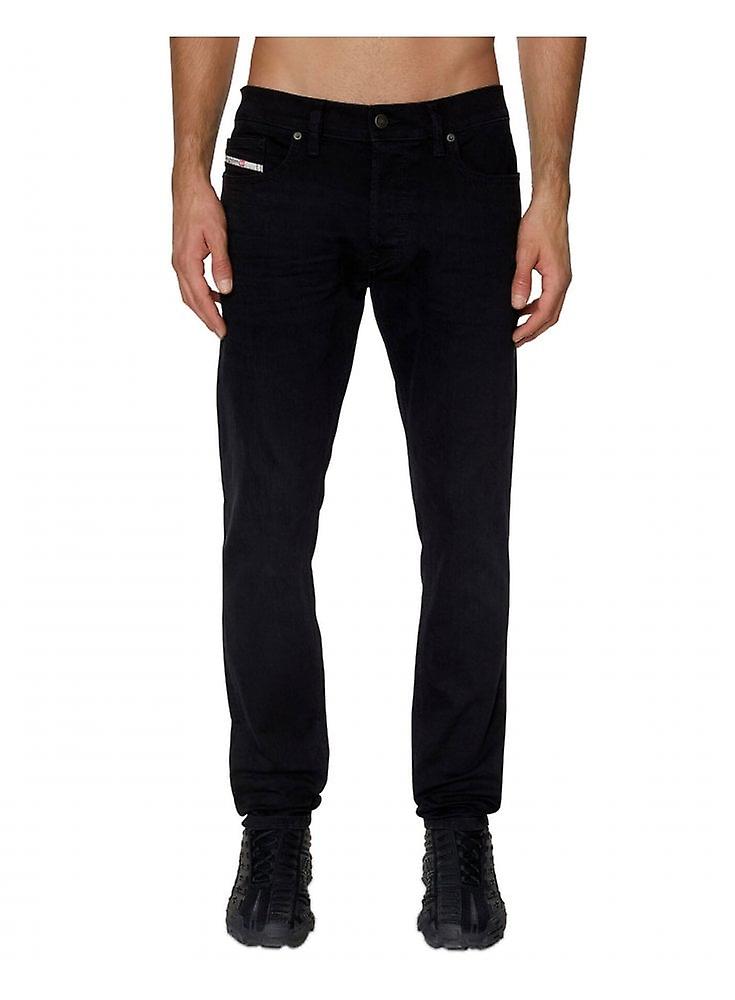 Men's Diesel D-luster Slim Tapered Jean Washed Black 0elay