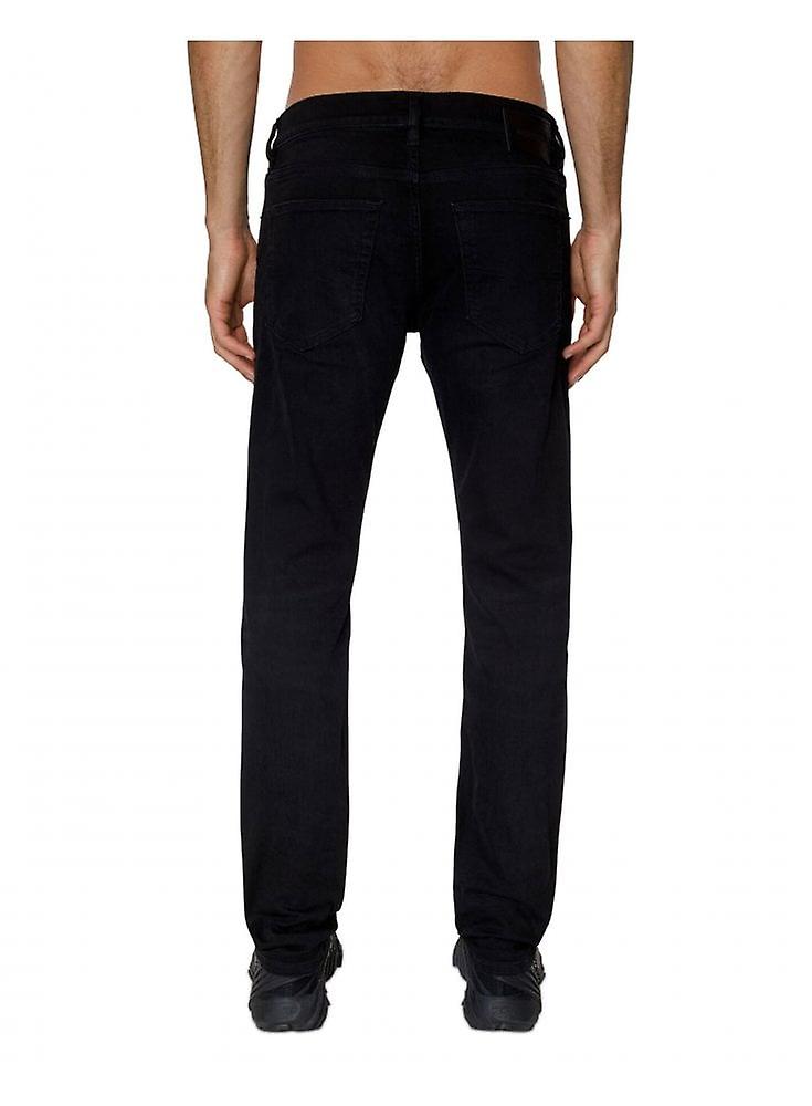 Men's Diesel D-luster Slim Tapered Jean Washed Black 0elay