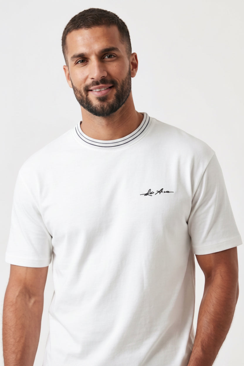 D & F White T-shirt Men