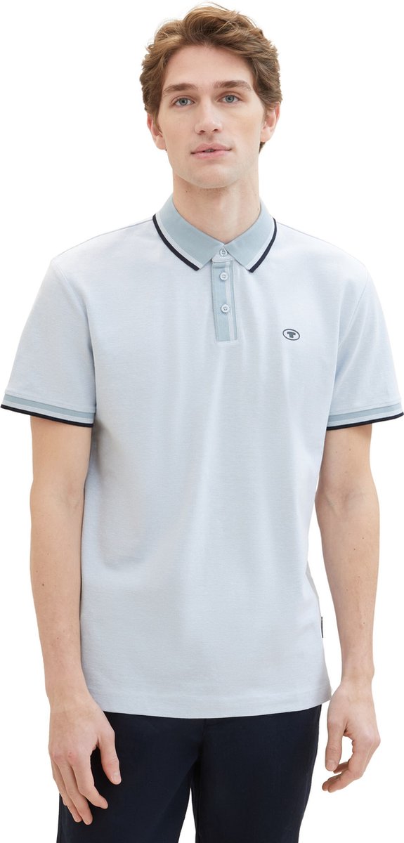 Polo shirt with a logo print
