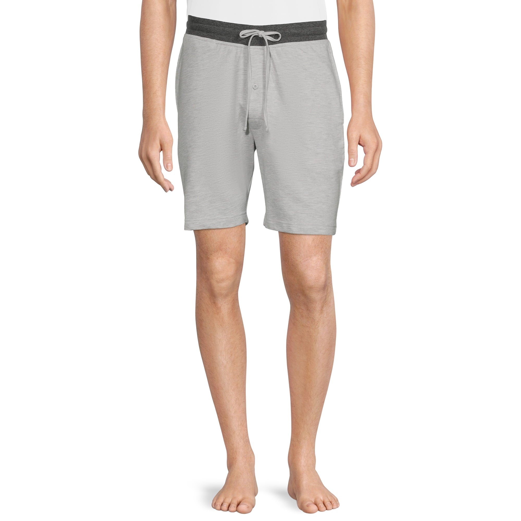 SIZE: 5XL - Hanes Men's Soft French Terry Pajama Shorts, 2-Pack