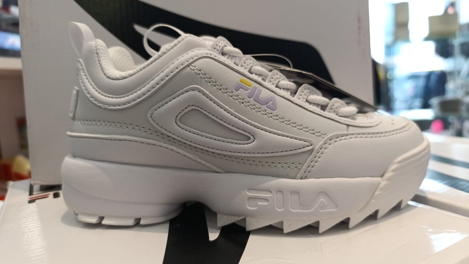 FILA DISRUPTOR II SUN REACTIVE WHITE KIDS (3XM01582-139)