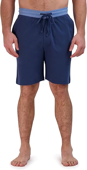SIZE: 5XL - Hanes Men's Soft French Terry Pajama Shorts, 2-Pack
