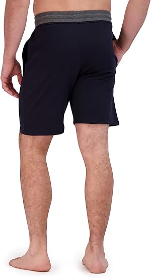 SIZE: 5XL - Hanes Men's Soft French Terry Pajama Shorts, 2-Pack