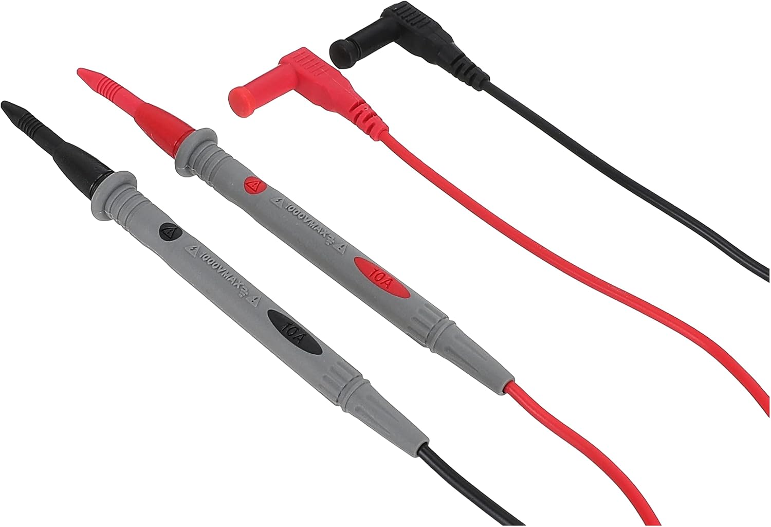 20A 1000V Multimeter Test Leads, Copper Probes for Electrical Testing, Compatible with Room Electrical/Hard Wire, No Battery Required - 1-Pack/2-Pack Options