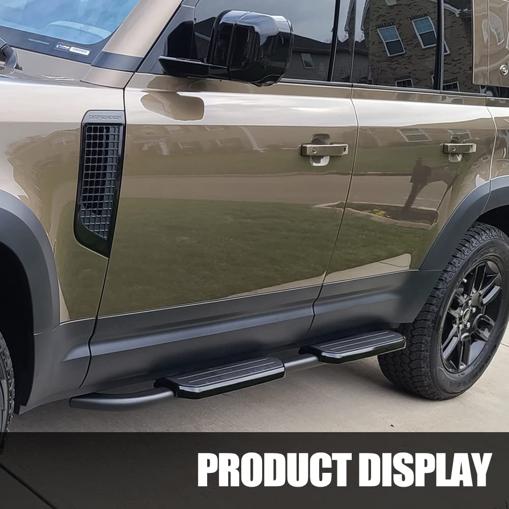 Snailfly Running Boards Side Steps Fit for Land Rover Defender