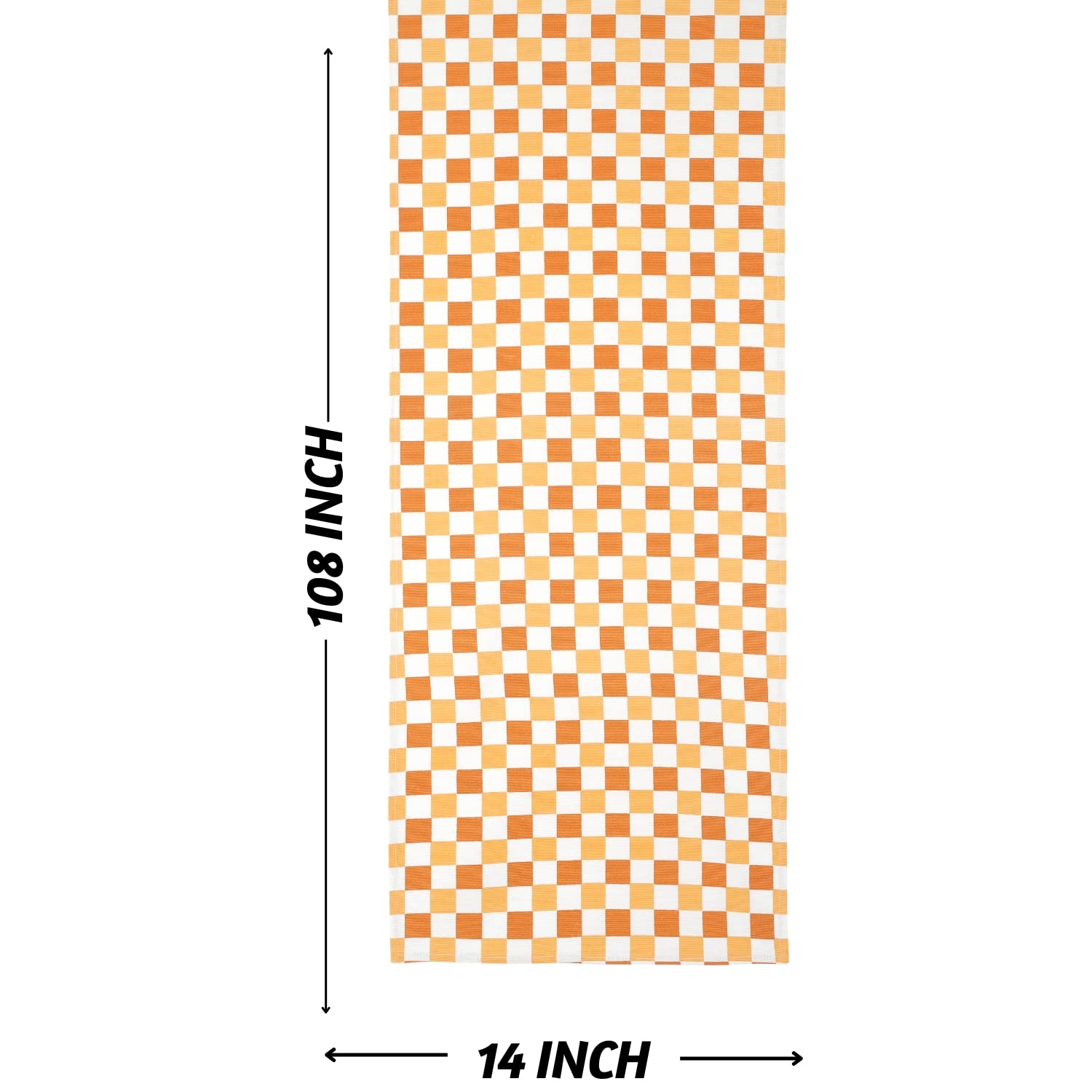 مفرش طاولة غولدي ١٠٠٪ قطن ٣٥.٥٦ × ٢٧٤.٣٢ سم