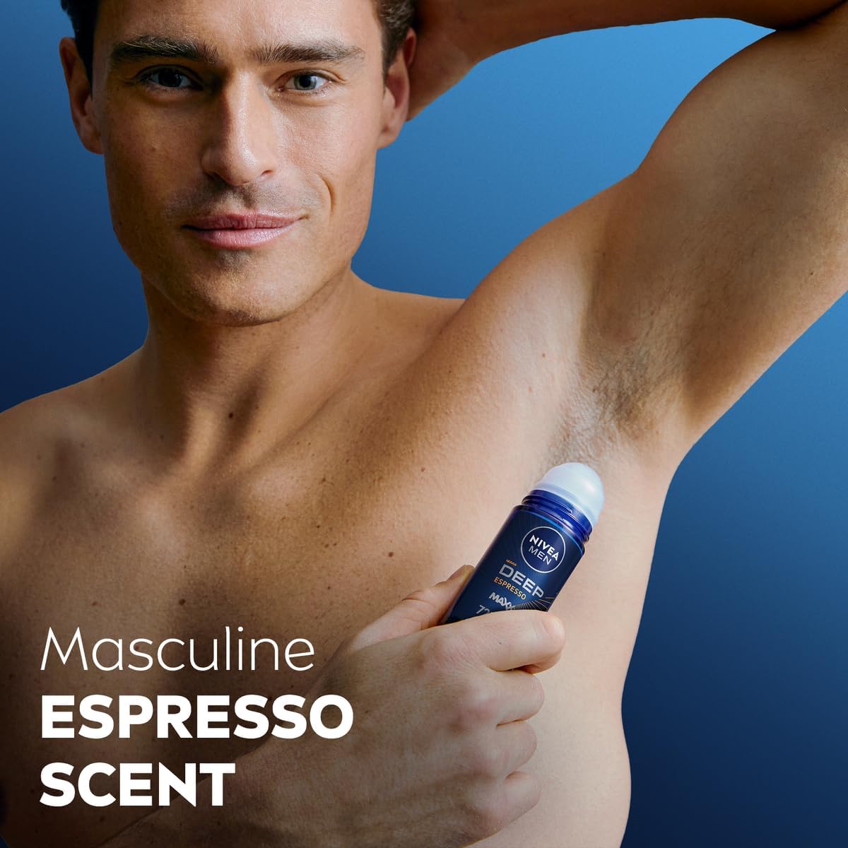 Nivea Men Deep Black Charcoal Espresso 72H Roll-On 50 ML