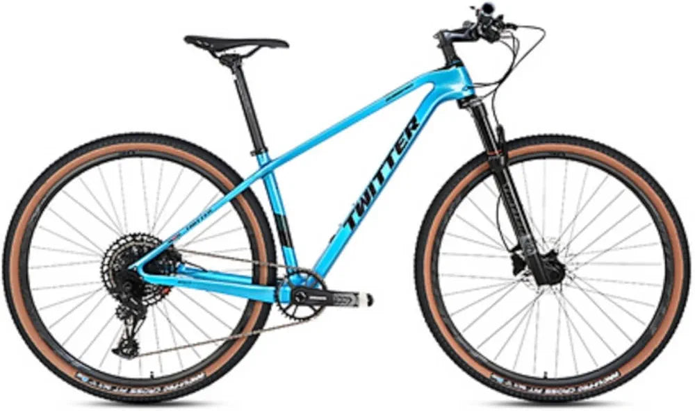 Twitter Warriors Pro Mountain Bike 12 Speeds Multiple Colors and Sizes 29 Inch Tires Mountain Bike for Men and Women Front Rear SRAM Brake Mountain Bike Suitable for Offroad and Downhill