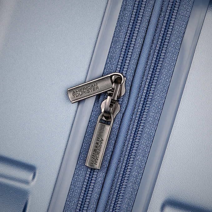 American Tourister Tranquil 3-piece Hardside Set (Blue). Size: 51 cm, 61 cm, 71 cm - D