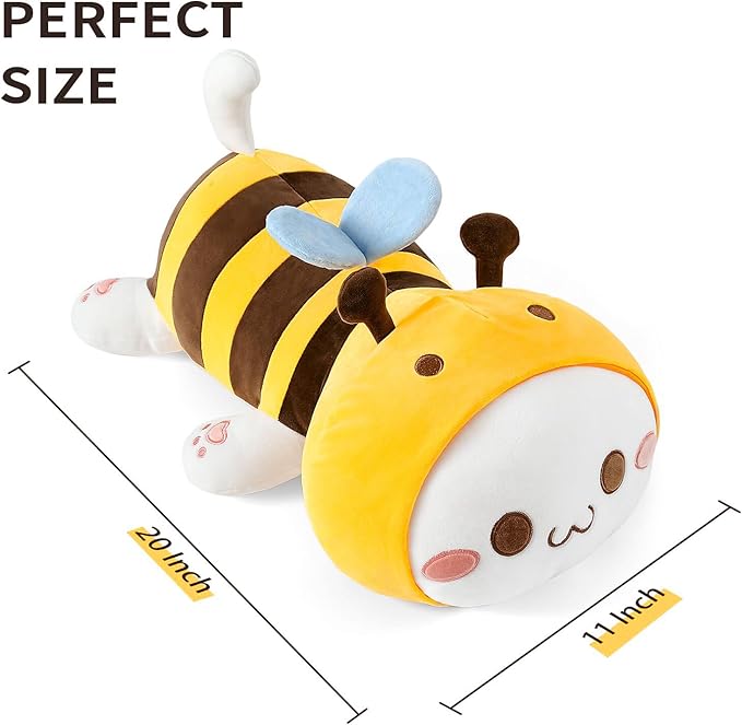 Onsoyours Cute Bee Plush Toy Stuffed Animal