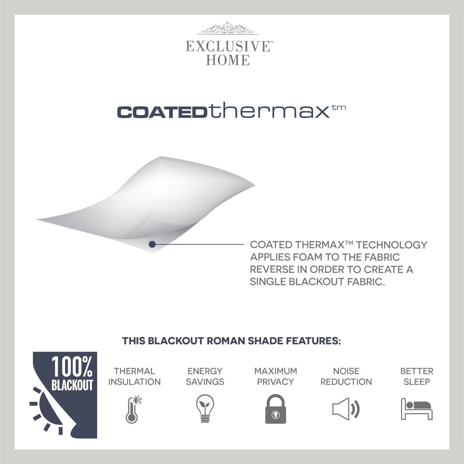 ستارة رومانية معتمة بالكامل من ريكاردو إكسكلوسيف هوم، 86.36 × 162.56 سم، لون أسود