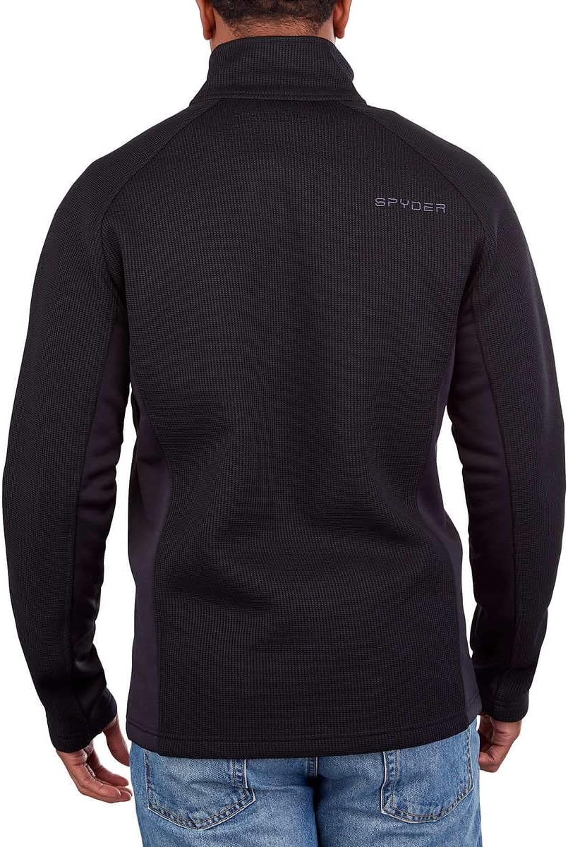 Spyder Men’s Black Gait Half-Zip Jacket – Size M, Lightweight & Stylish