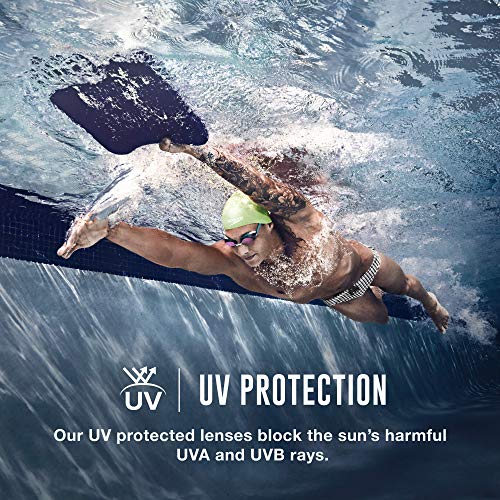 نظارات سباحة سبيدو فانكويشَر 2.0 عاكسة للجنسين - للبالغين، فضية، مقاس واحد