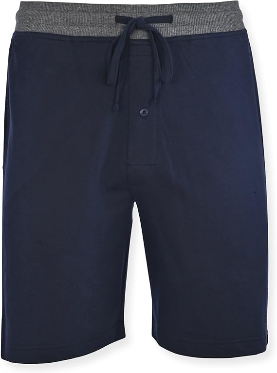 SIZE: 5XL - Hanes Men's Soft French Terry Pajama Shorts, 2-Pack