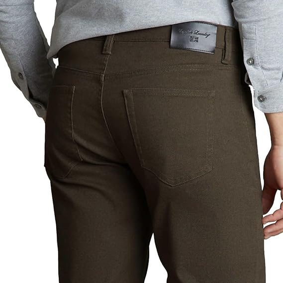 المقاس: 34×29 - بنطلون رجالي ثقيل الوزن متوسط الارتفاع بخمسة جيوب من إنجلش لوندري، 365