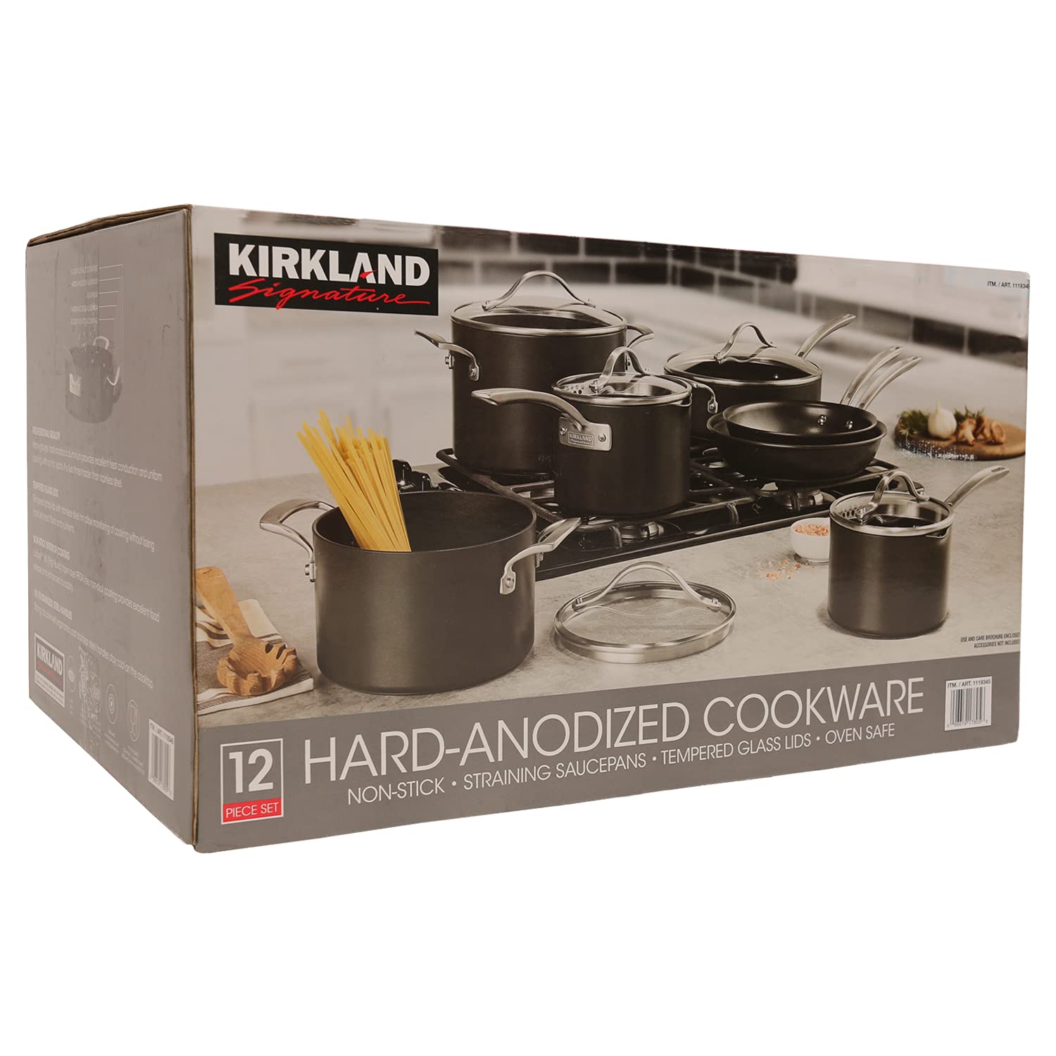 Kirkland Signature 12-piece Hard Anodized Cookware Set 1