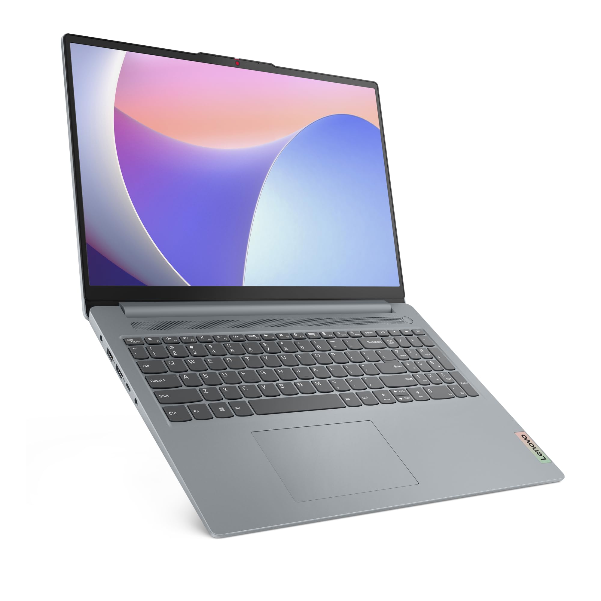 لينوفو آيديا باد ألترا سليم 3 15IAH8، شاشة 15.6 بوصة عالية الوضوح، معالج إنتل i5-12450H، ذاكرة وصول عشوائي 16 جيجابايت، قرص صلب SSD سعة 1 تيرابايت، بطاقة رسومات مدمجة إنتل فائقة الوضوح، لوحة مفاتيح باللغتين الإنجليزية والعربية، ويندوز 11، لون رمادي قطبي