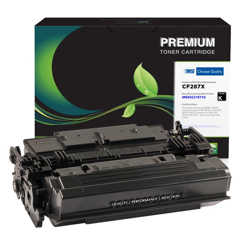 MSE Brand Remanufactured Toner Cartridge Replacement for HP CF287X (HP 87X) | Black | High Yield