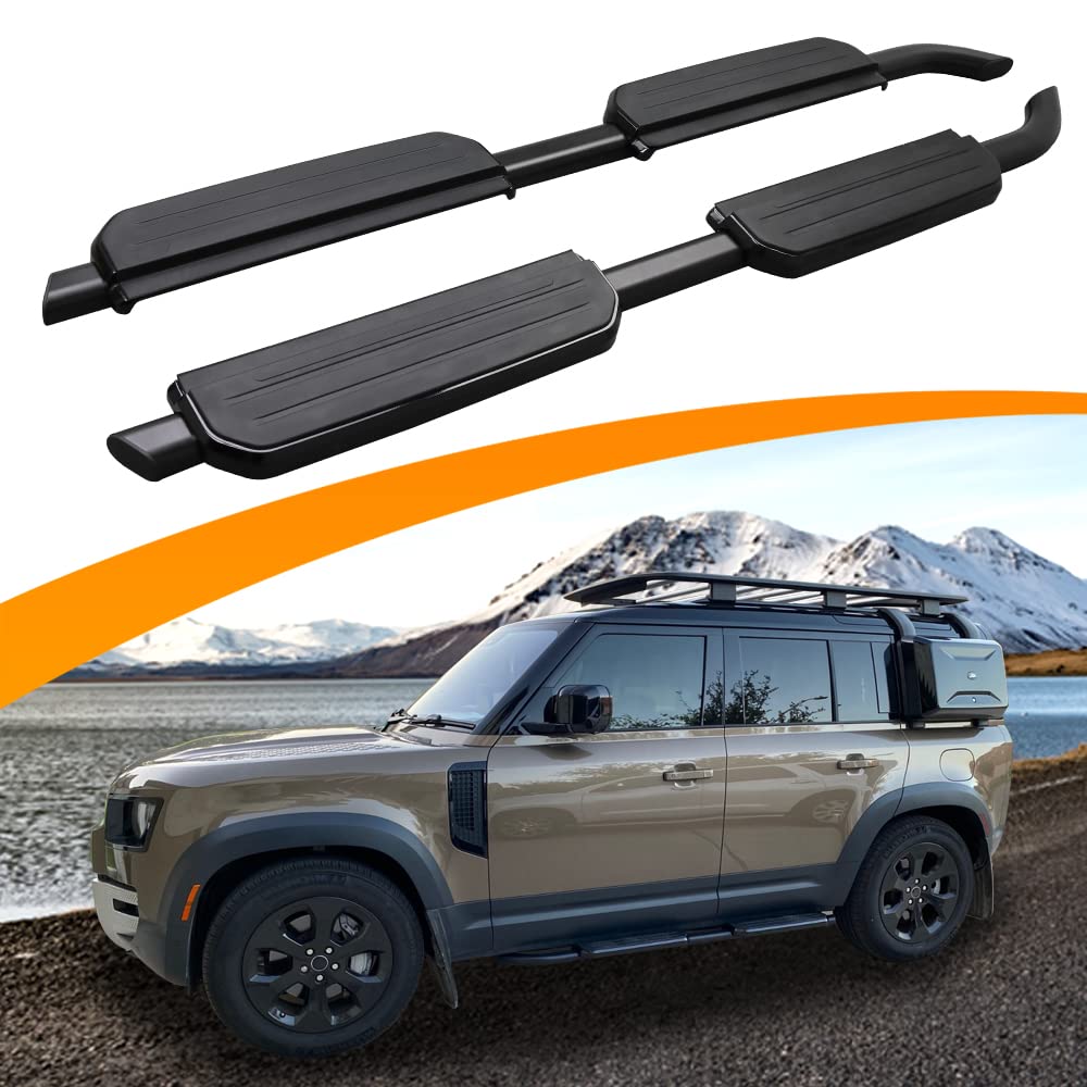 Snailfly Running Boards Side Steps Fit for Land Rover Defender