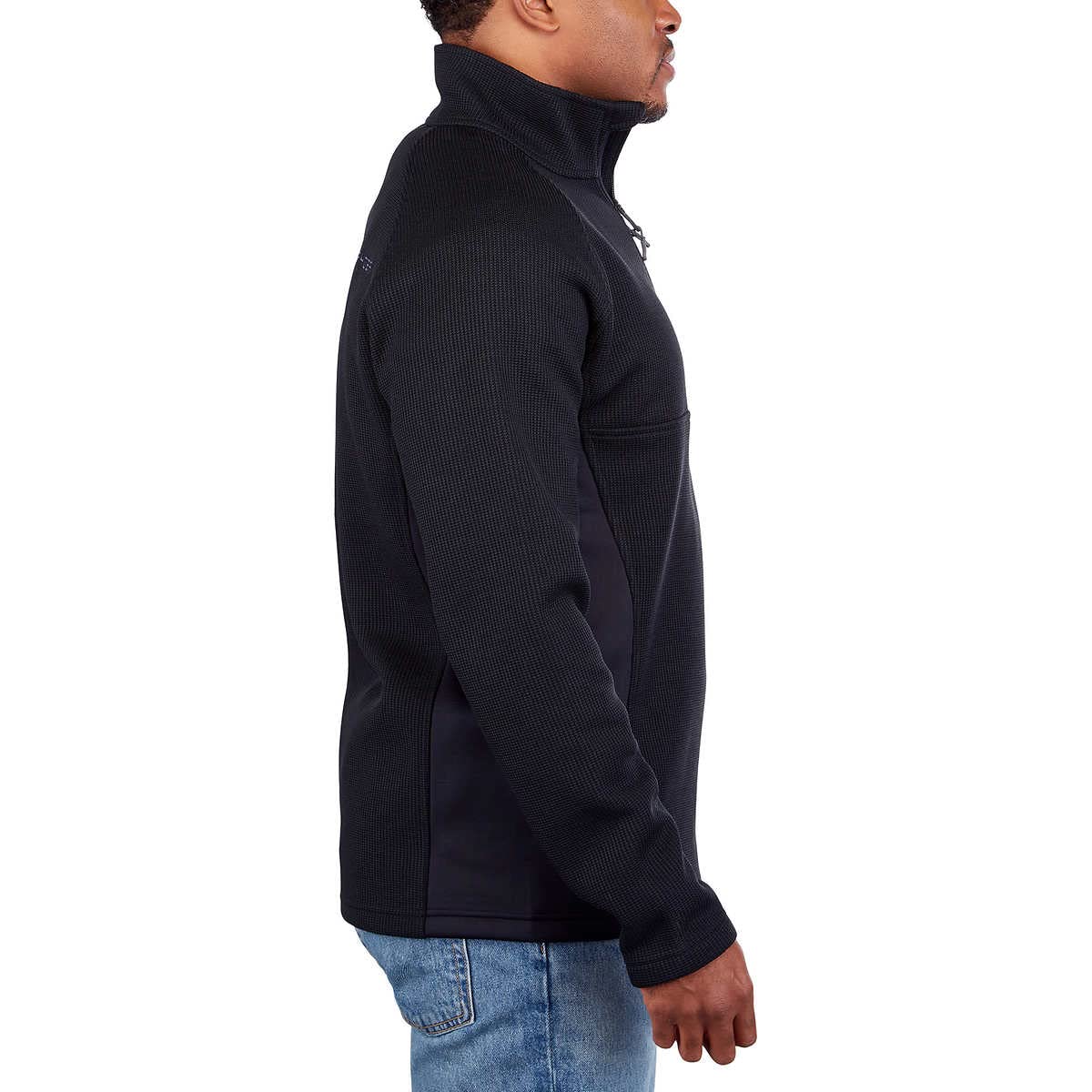 Spyder Men’s Black Gait Half-Zip Jacket – Size M, Lightweight & Stylish