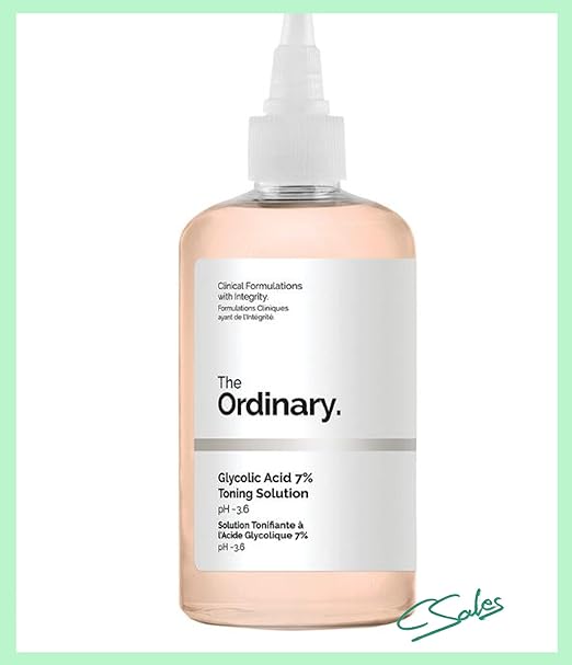 The Ordinary Glycolic Acid 7% Exfoliating Toning Solution – 240ml | Original Formula by Cloud.Sales Cosmetics