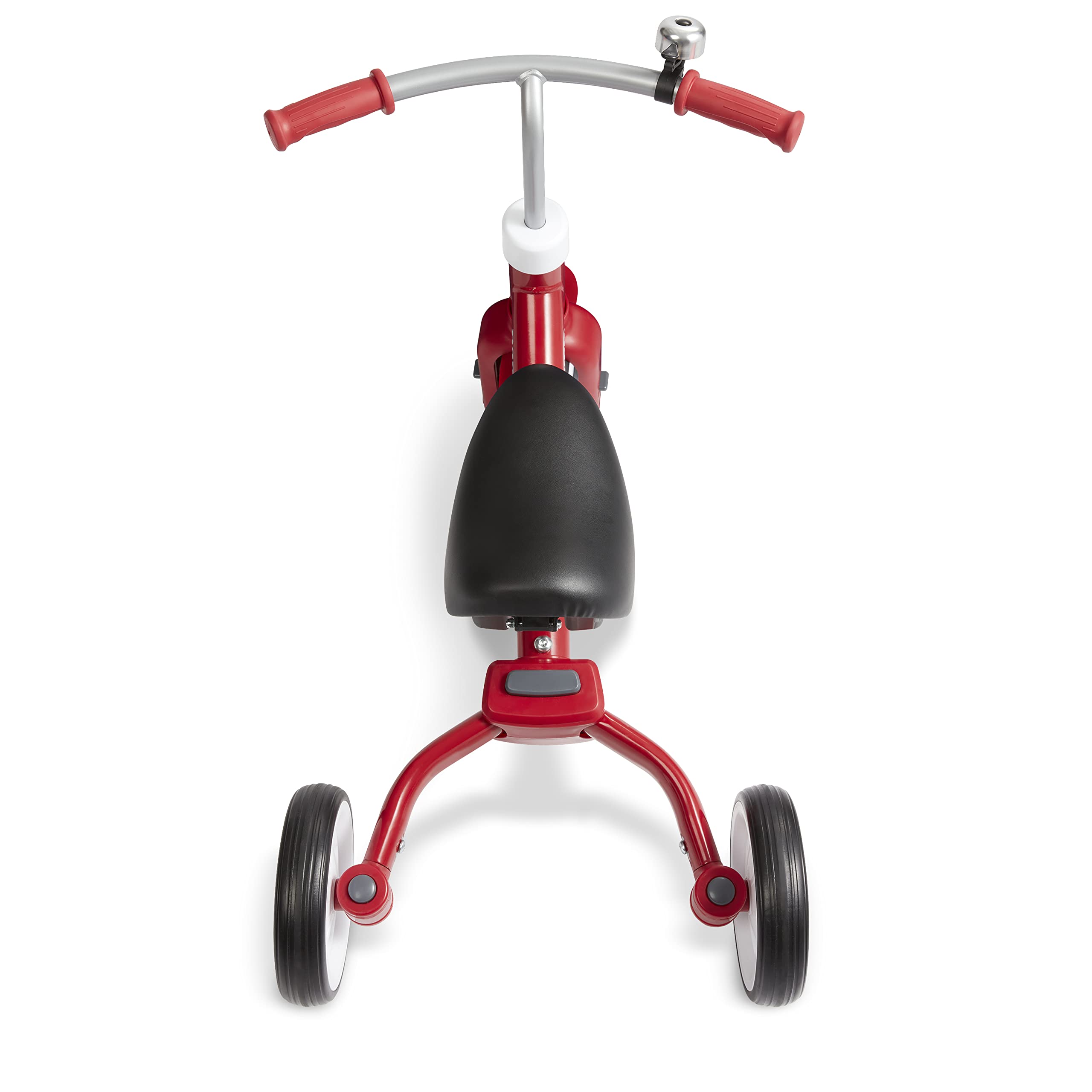 Radio Flyer Triple Play Trike, Toddler Tricycle, Balance Bike and Ride-On, Ages 1-3, Large, Red