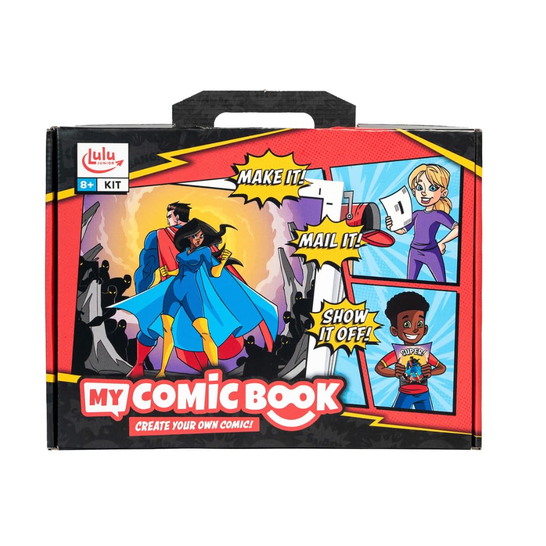 Lulu Jr. My Comic Book Making Kit, Multicolor, 6.75" x 10.25"