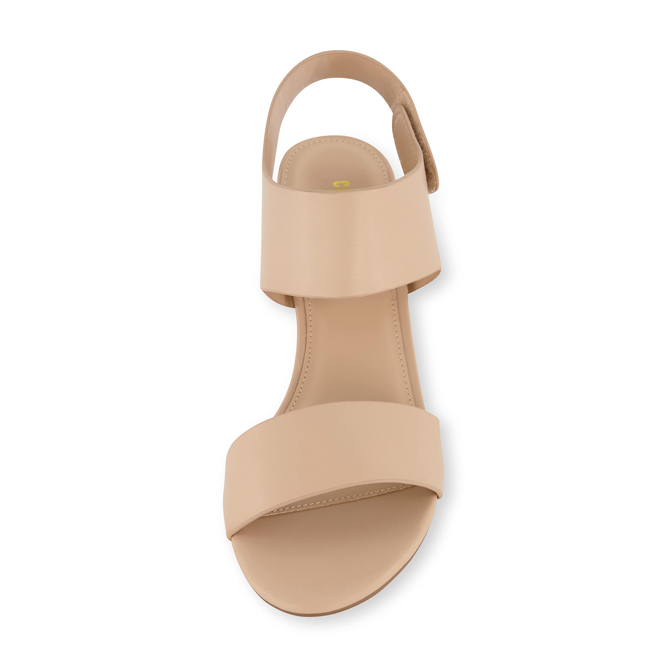 SIZE: 39.5 - CUSHIONAIRE Women's Talent cut out heel sandal +Memory Foam and Wide Widths Available