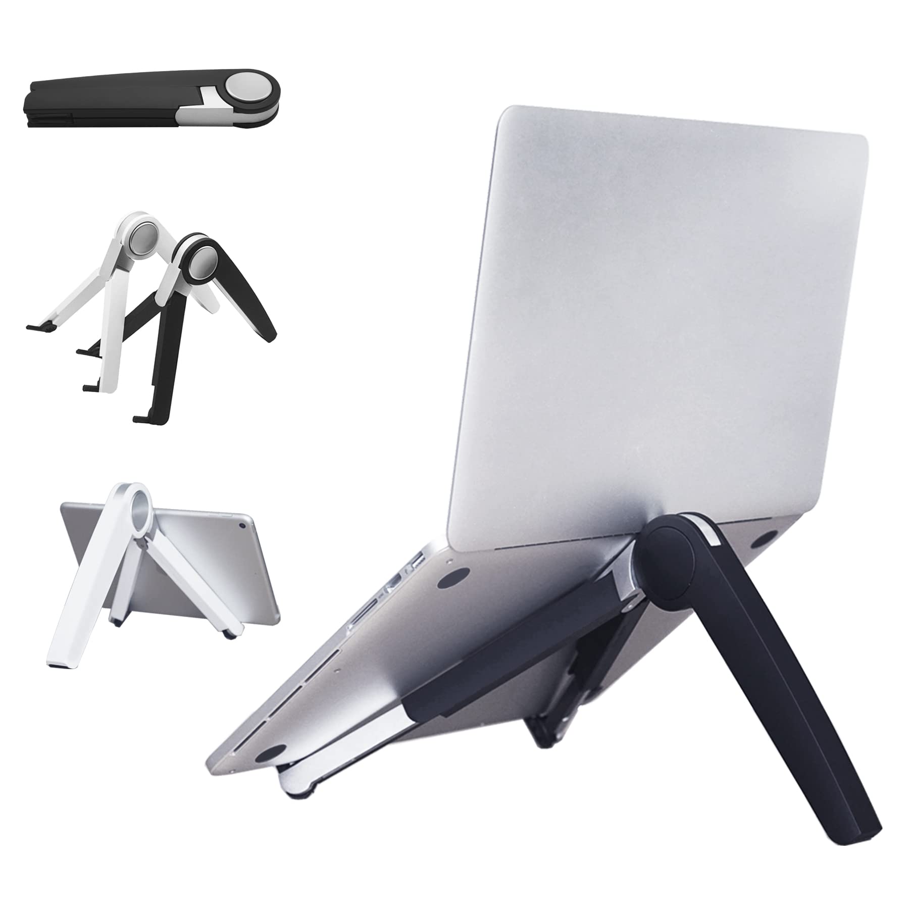 Neowism Laptop Stand for Desk,Adjustable Portable Laptops/ipads Holder(white).