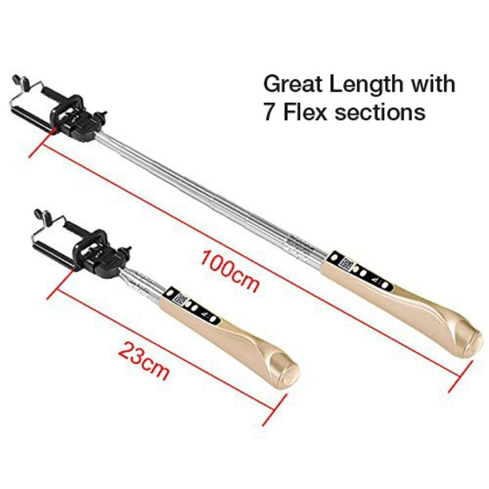 عصا سيلفي هوكو CPH02 مع مؤقت ذاتي بالموجات فوق الصوتية - ذهبي