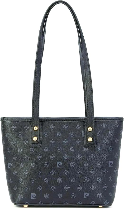 Pierre Cardin Black Monogram Women's Shoulder Bag
