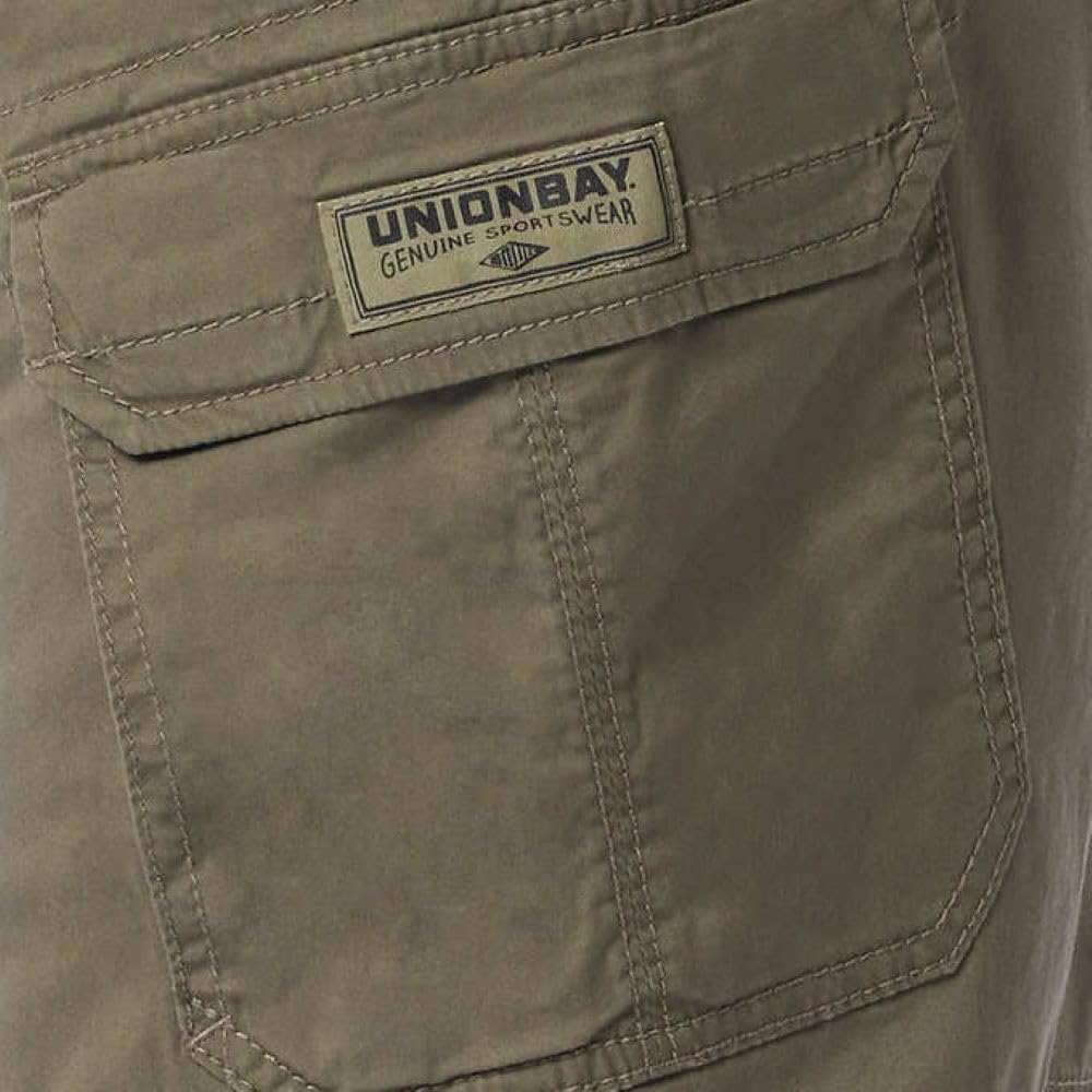 SIZE 36 - UNIONBAY Men’s Oversized Cargo Pockets with Velcro® Closures Short