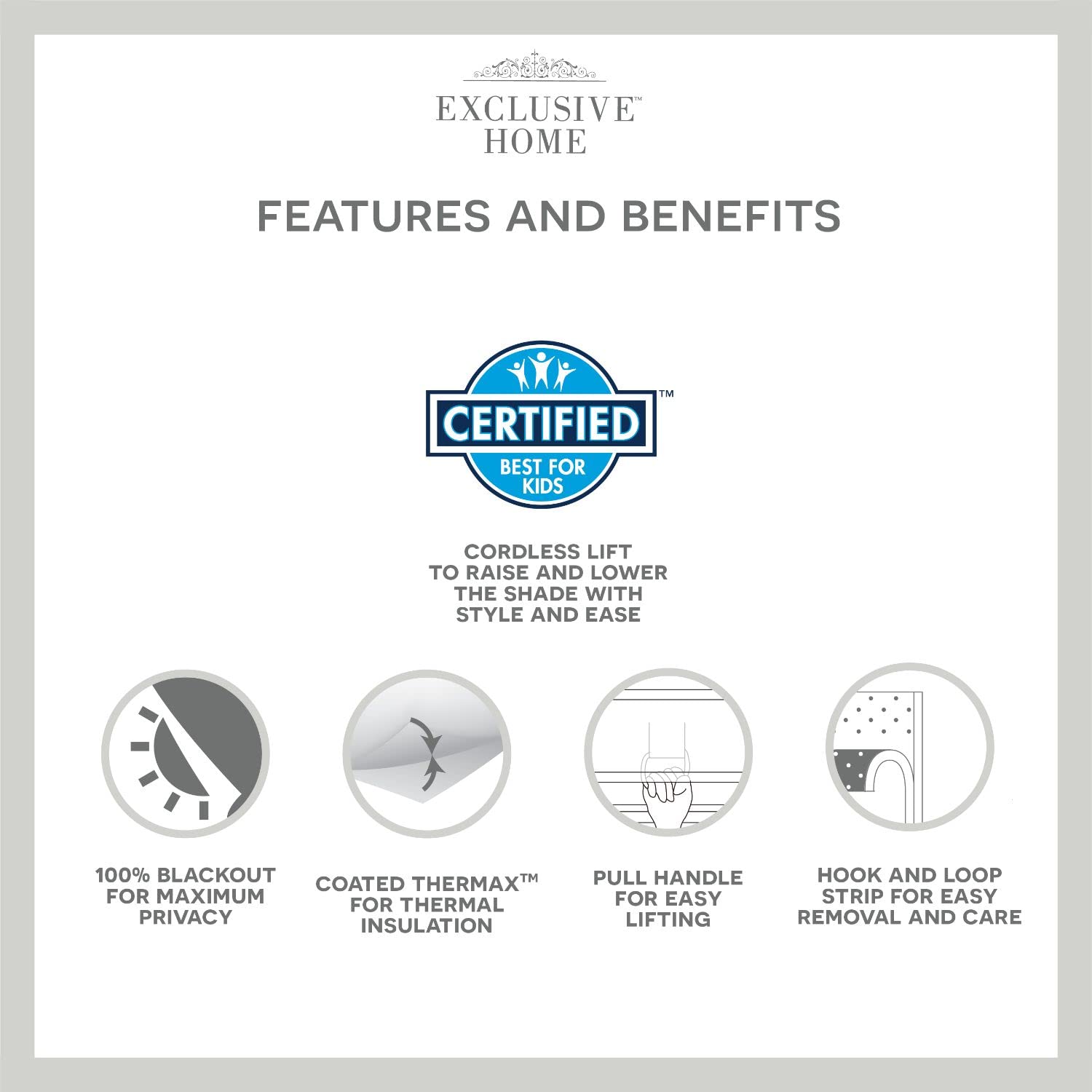 ستارة رومانية معتمة بالكامل من ريكاردو إكسكلوسيف هوم، 86.36 × 162.56 سم، لون أسود