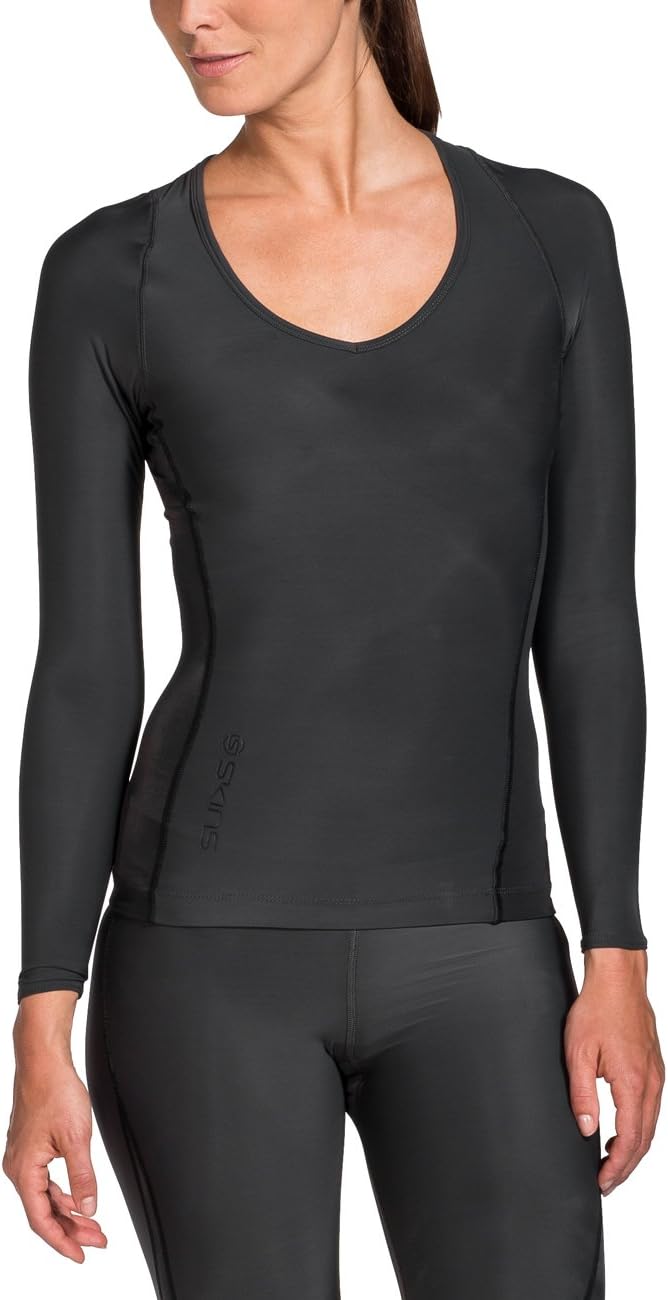 بلوزة SKINS Ry400 Recovery بأكمام طويلة للنساء