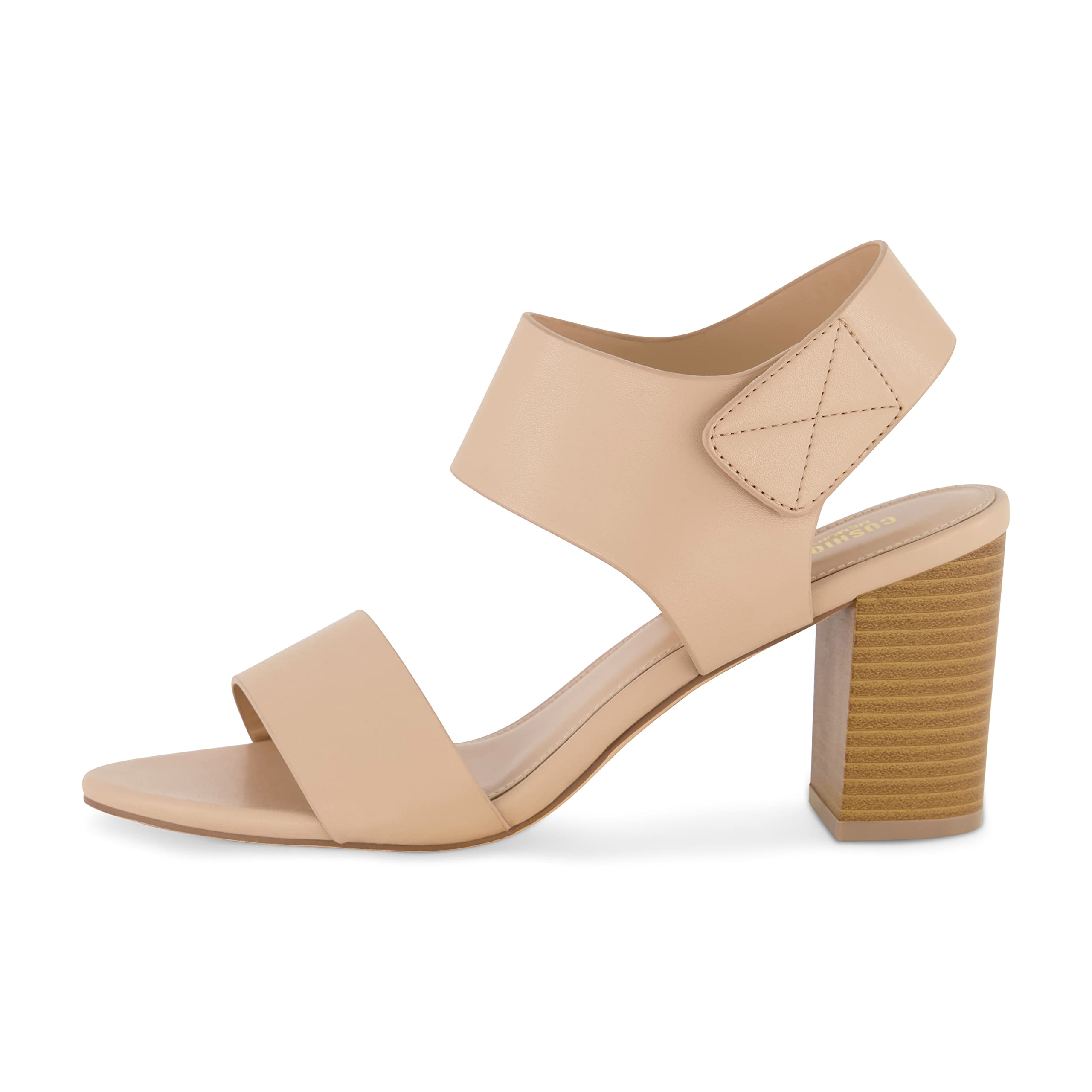 SIZE: 39.5 - CUSHIONAIRE Women's Talent cut out heel sandal +Memory Foam and Wide Widths Available