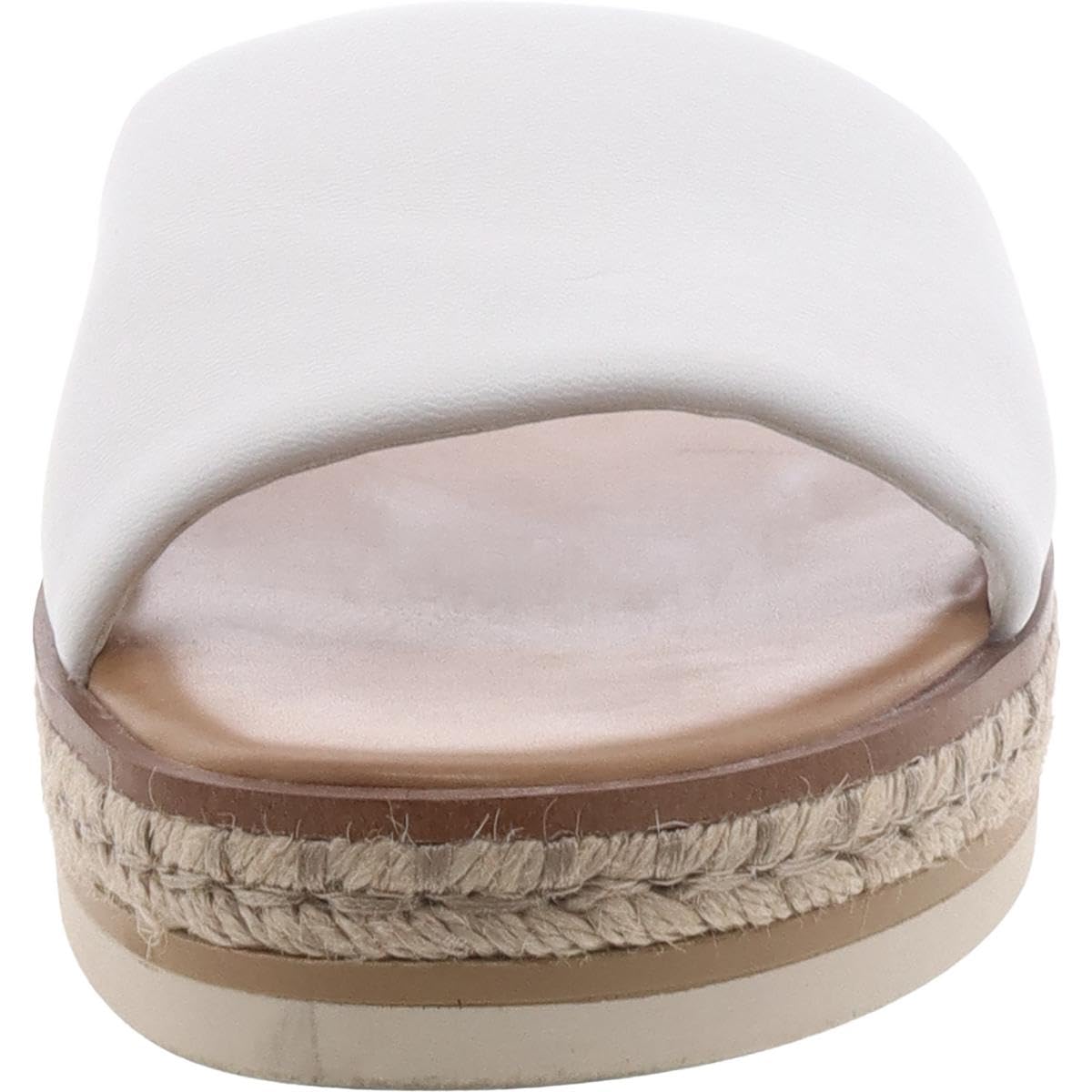 المقاس: 40 - صندل ستيف مادن إنوف النسائي، جلد أبيض