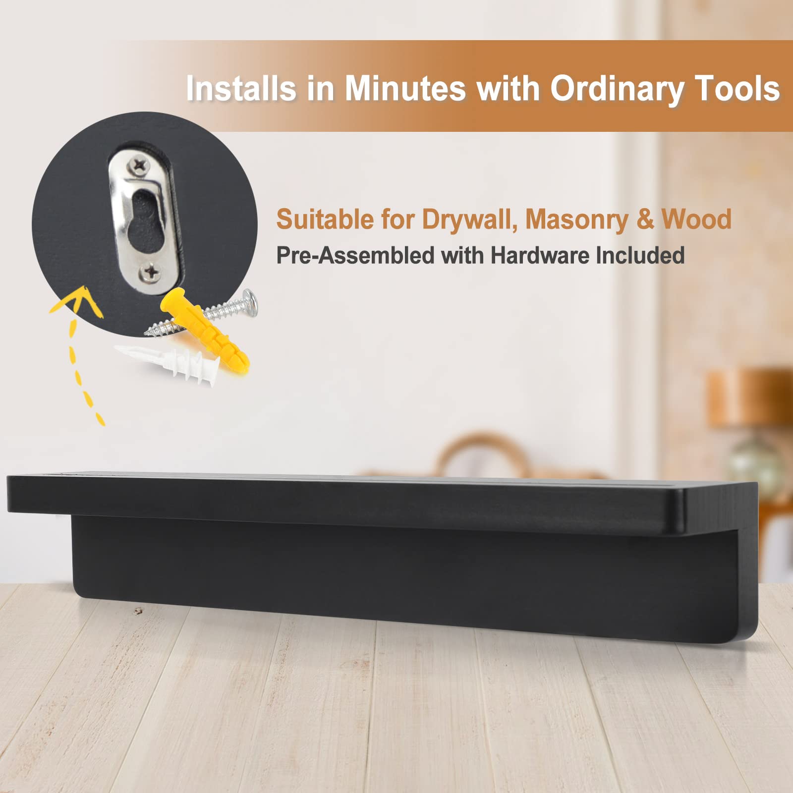 UGZOO Tie Rack and Belt Organizer for Closet, 2-in-1 Belt Hanger and Tie Organizer (Black)