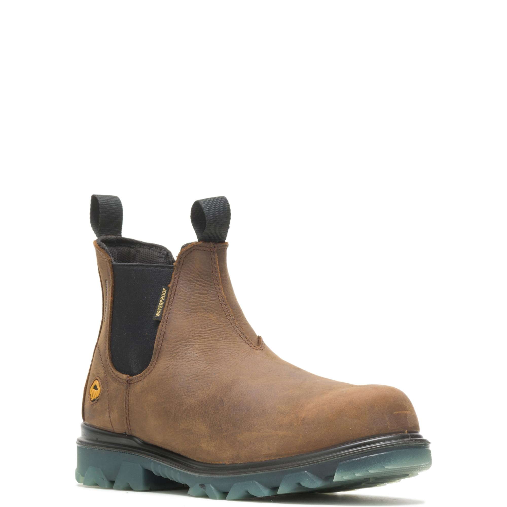 SIZE: 41.5 - WOLVERINE I-90 Waterproof Soft-Toe Romeo Slip-On mens Construction Boot