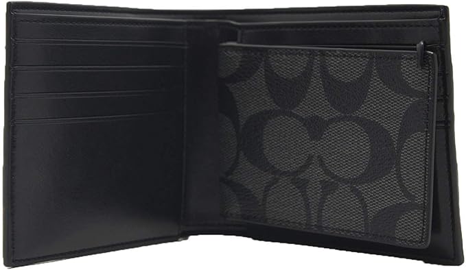 Compact Billfold Wallet In Signature Canvas.