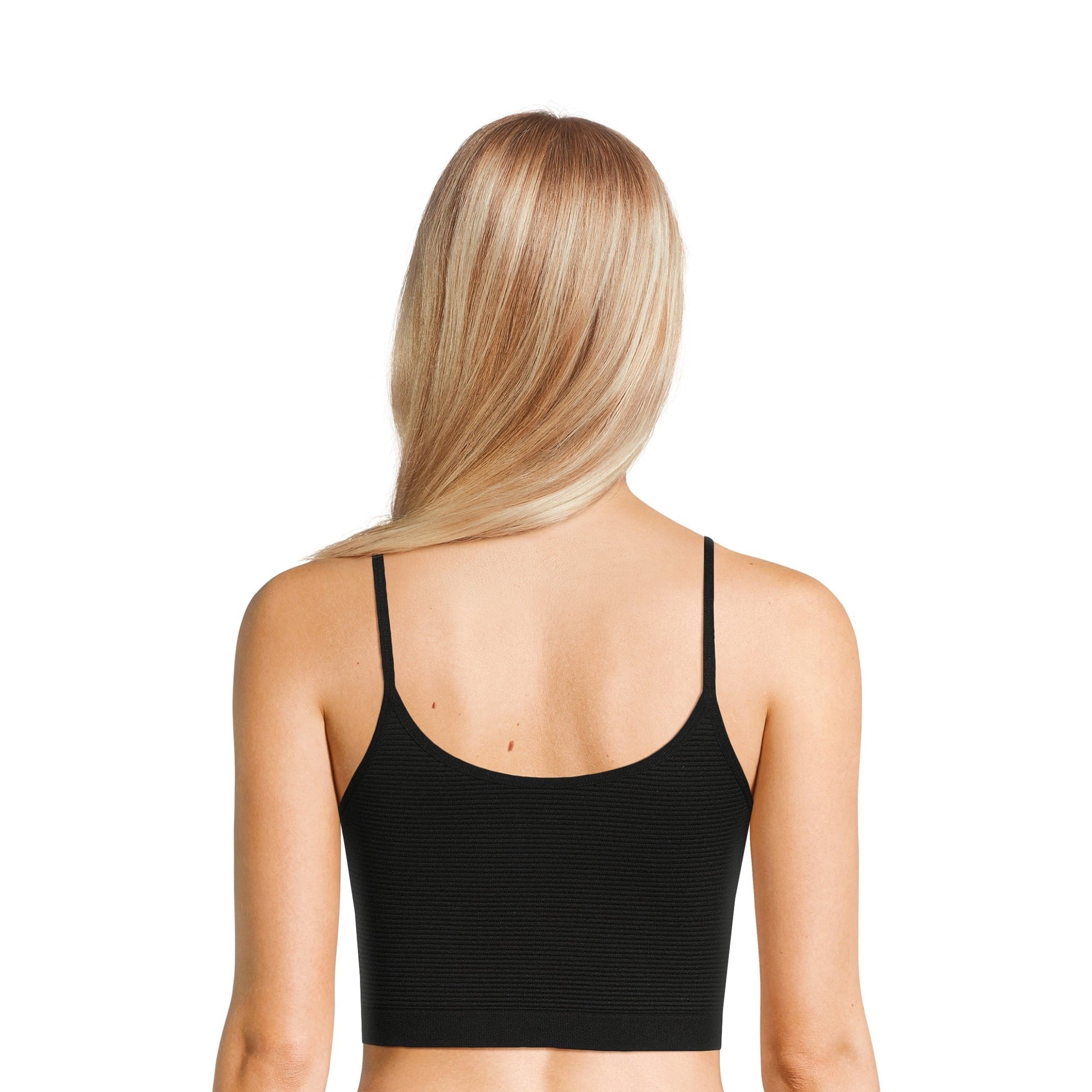 SIZE: M - No Boundaries Women's 2-Way Textured Brami