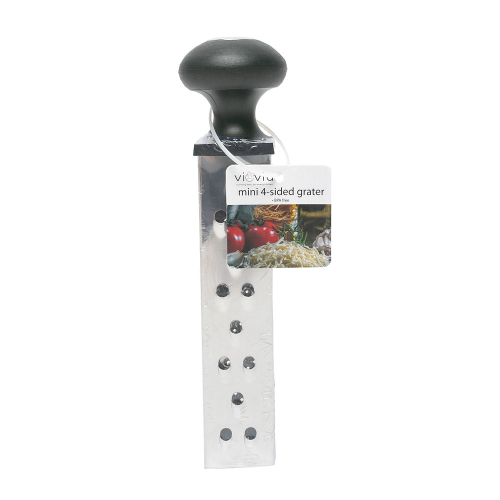viovia Mini 4 Sided Grater, sliver